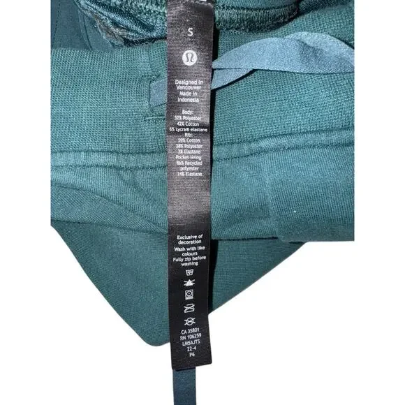 Lululemon Mens Size Small Green City Sweat Jogger Pants Activewear Athleisure